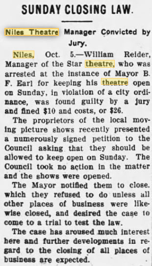 Star Theatre - 06 Oct 1909 Manager Arrested (newer photo)